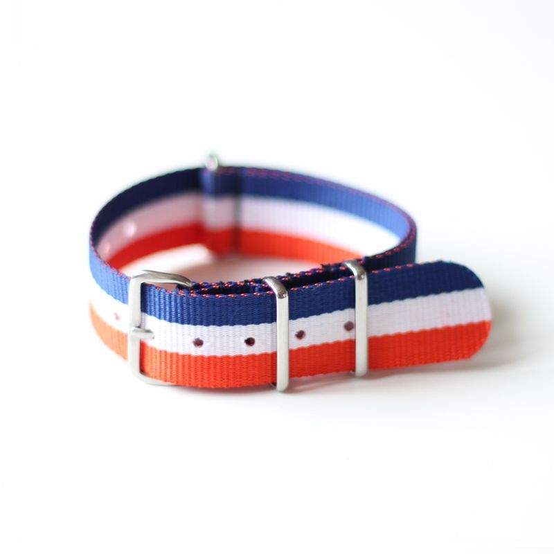 Natoband blå,vit och röd